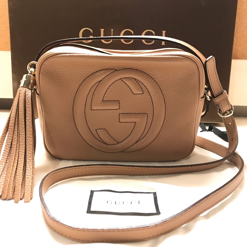 Authentic Gucci Small Soho Disco Crossbody
